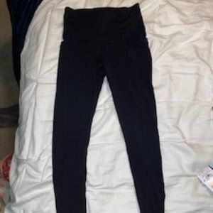 XXS ATHLETA leggings with zippers at the end